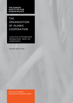 The Organization of Islamic Cooperation
