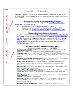 APUSH TP7 Review