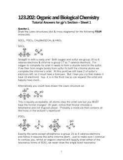 123.202: Organic and Biological Chemistry