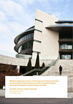 Corporate governance report 2014