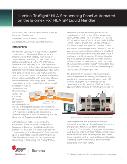 AAG-814TCH02.15-A Illumina TruSight&reg; HLA