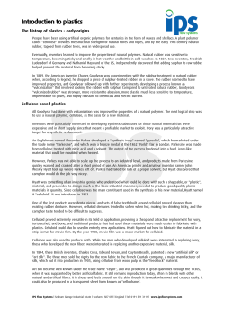 Introduction to plastics