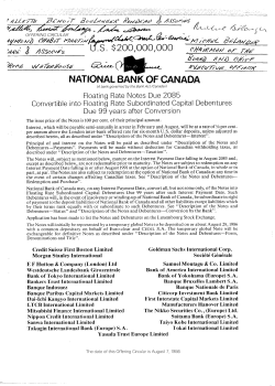 national bank of canada