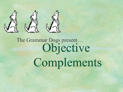 The Grammar Dogs present&hellip;