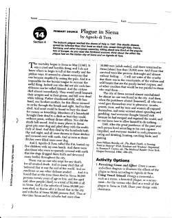 Plague in Siena