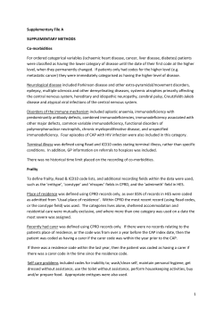 1 Supplementary File A SUPPLEMENTARY METHODS Co
