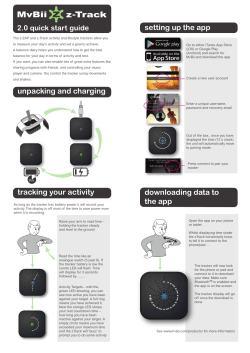 Quick start guide for the z-Track and z-ZAP products