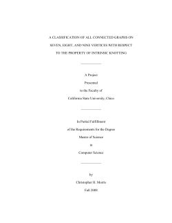 a classification of all connected graphs on seven, eight