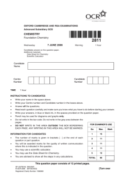 chemistry - St Paul`s School Intranet