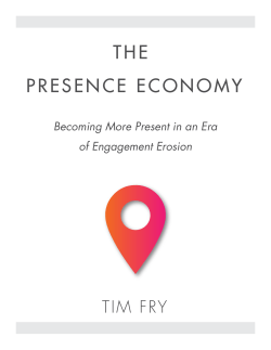 the presence economy