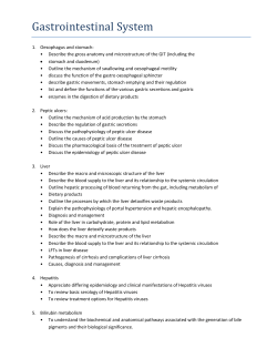 Gastrointestinal System