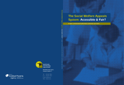 The Social Welfare Appeals System: Accessible and Fair?