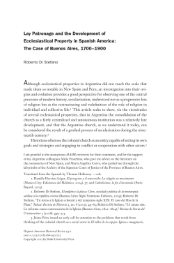 Lay Patronage and the Development of Ecclesiastical Property in