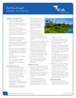 Did You Know? - Edmonton International Airport