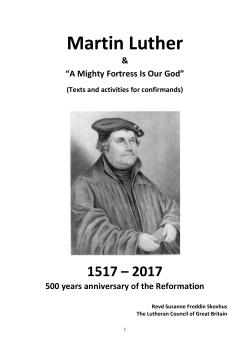 Martin Luther - Reformation 500
