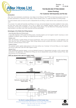 re-link fitting - relink - reusable hose end fittings