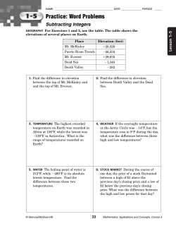 Practice: Word Problems