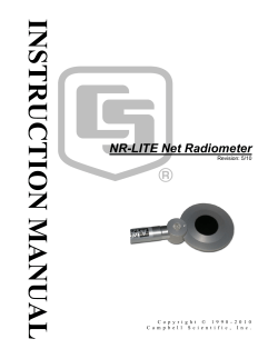 NR-LITE Net Radiometer