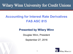 Derivatives - Wilary Winn
