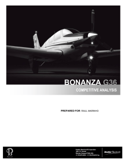 bonanza g36 - Para Ser Piloto