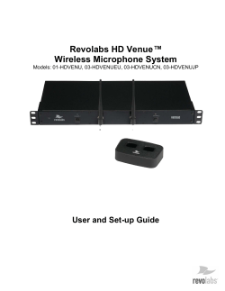 Revolabs HD Venue&trade; Wireless Microphone System