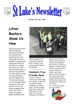 Litter Busters Show Us How - st