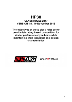 HP30 class rules 1.6 .pages