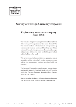 Foreign Currency Exposure Explanatory Notes 2017