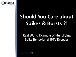 cPacket Networks - PDF - Network Packet Brokers, Network Monitoring