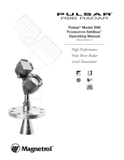 Pulsar&reg; Model R96 Pulse Burst Radar Transmitter with