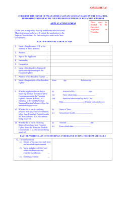 application form - Himachal Pradesh