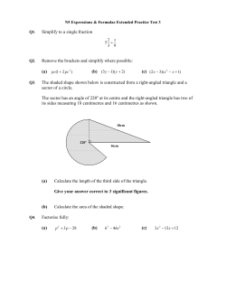 Q1. Simplify to a single fraction Q2. Remove the brackets and