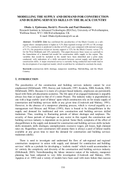 modelling the supply and demand for construction and build&hellip;