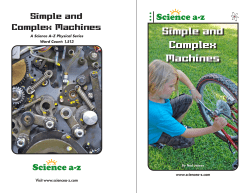 Simple and Complex Machines