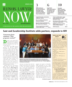 Spring 2012 Illinois Lawyer Now Quarterly