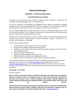 Marketing Manager, Magazines