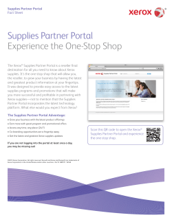 Supplies Partner Portal Experience the One-Stop Shop