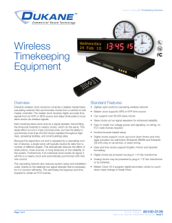 85100-0139 Wireless Timekeeping Equipment