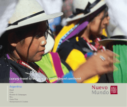 Luxury travel to the world`s most vibrant continent