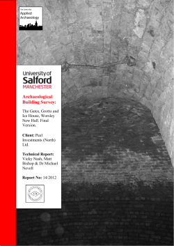 Archaeological Building Survey
