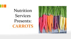 CARROTS - School Nutrition and Fitness
