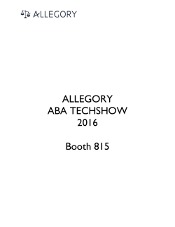 ABA TechShow Press Kit - Final