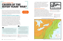 CAUSES OF THE SEVEN YEARS` WAR?
