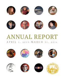 ANNUAL REPORT - Arts and Letters Club