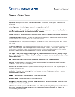 Color Terms