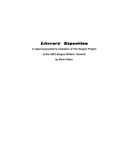 Literary Exposition