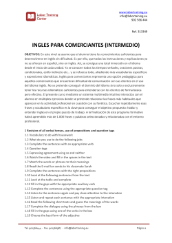 ingles para comerciantes (intermedio)