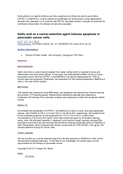 Gallic acid as a cancer-selective agent induces apoptosis in