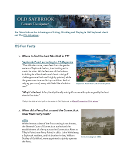 OS Fun Facts - Old Saybrook
