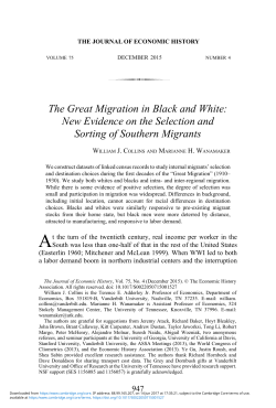 The Great Migration in Black and White: New Evidence on the